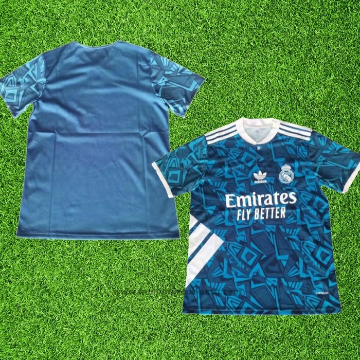 Maillot Entrainement Real Madrid 2021 Bleu
